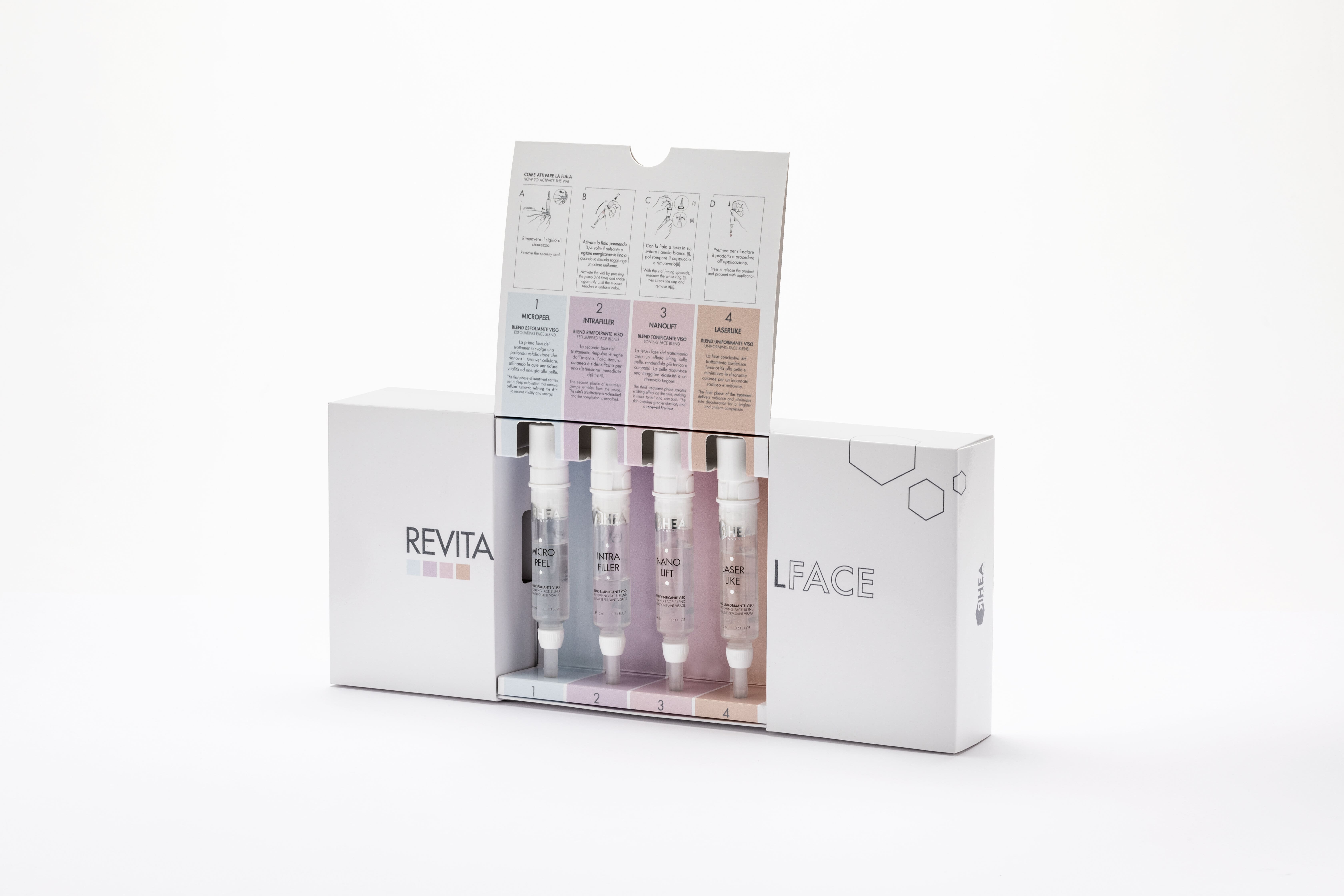 Набір для інтенсивного догляду за обличчям і шиєю RHEA Cosmetics RevitalFace Set